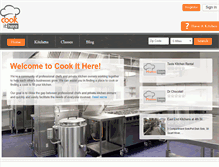 Tablet Screenshot of cookithere.com